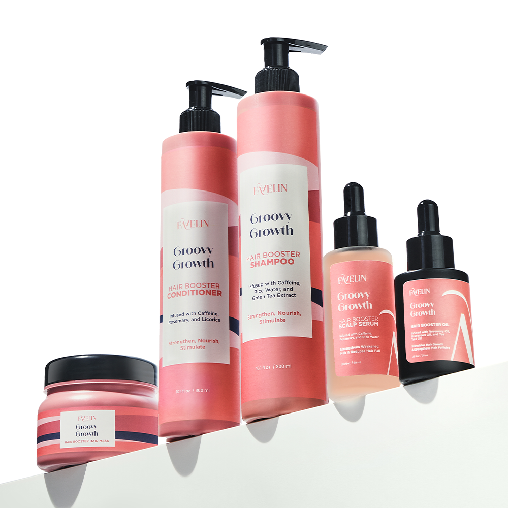 Groovy Growth Shampoo, Conditioner, Scalp Serum, mask and Oil